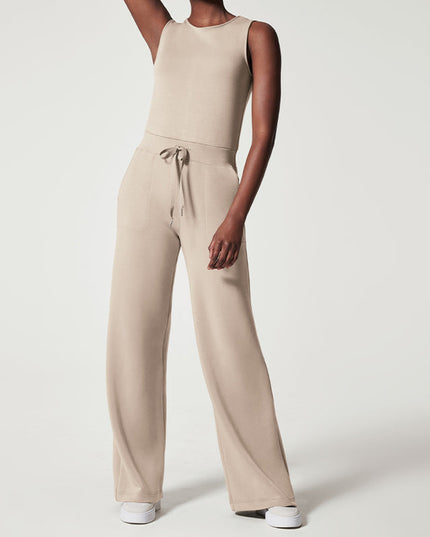 Casual crop top met wijde broek