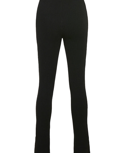 Gebreide blouse met smalle broek