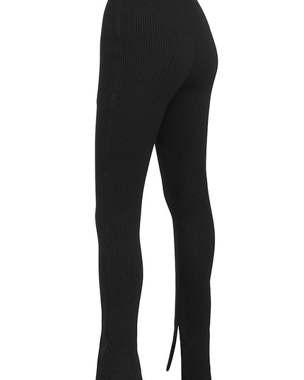 Gebreide blouse met smalle broek