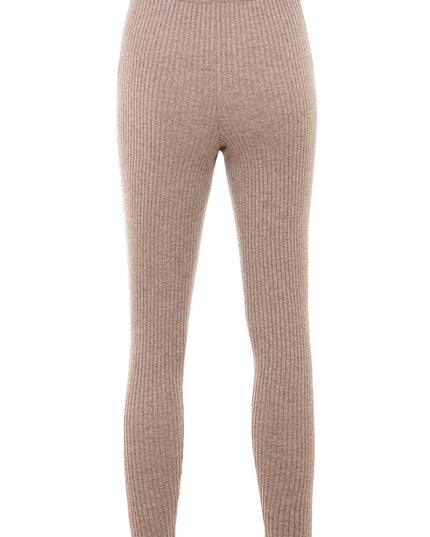 Gebreid zacht vestje met bralette en legging