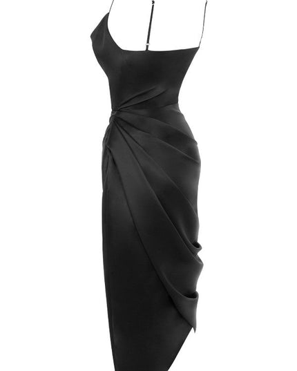 Elegante satijnen jurk