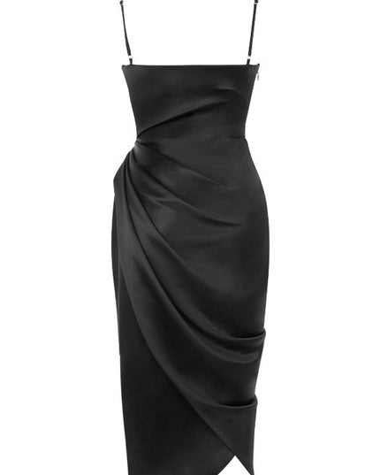 Elegante satijnen jurk