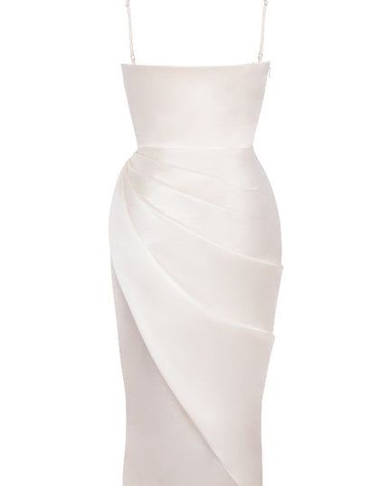 Elegante satijnen jurk