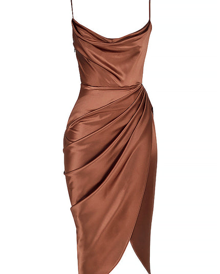 Elegante satijnen jurk