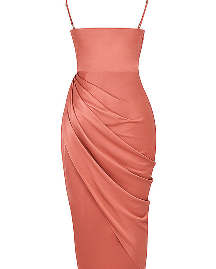 Elegante satijnen jurk