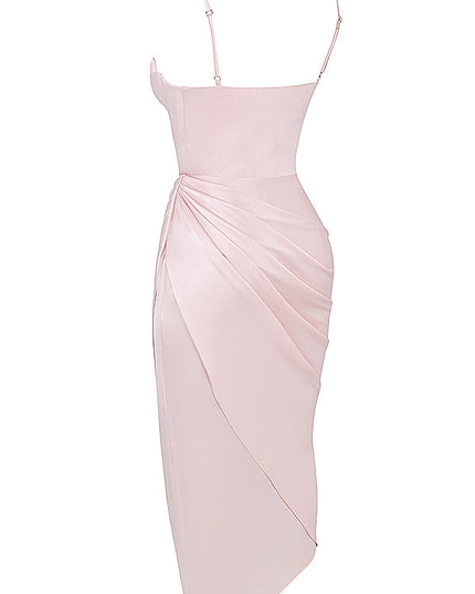 Elegante satijnen jurk