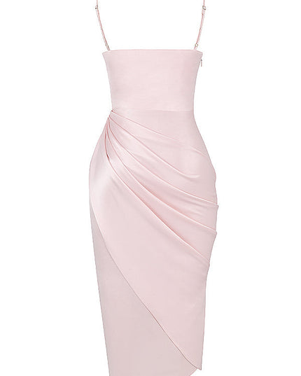 Elegante satijnen jurk