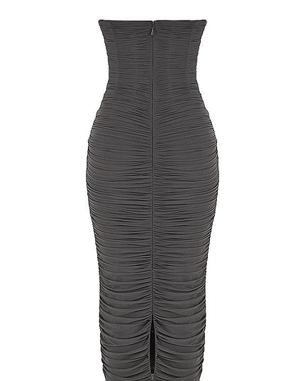 Shadow strapless korsetjurk