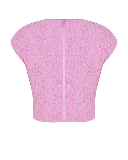 Roze uitsparing korset met minirok