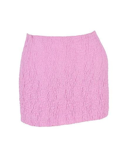 Roze uitsparing korset met minirok