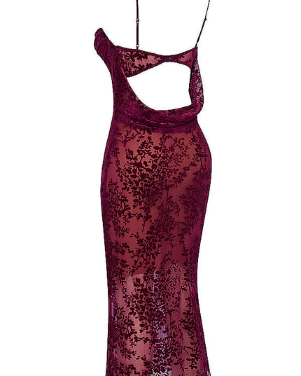Cranberry dunne mini-jurk
