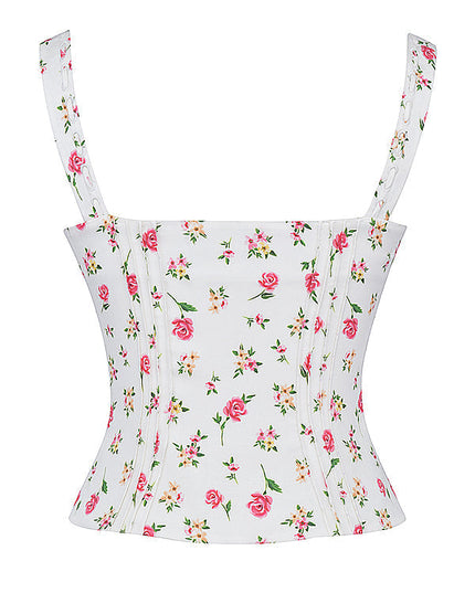 Casual top met bloemenpatroon