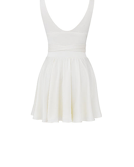 Mini-jurk met strik