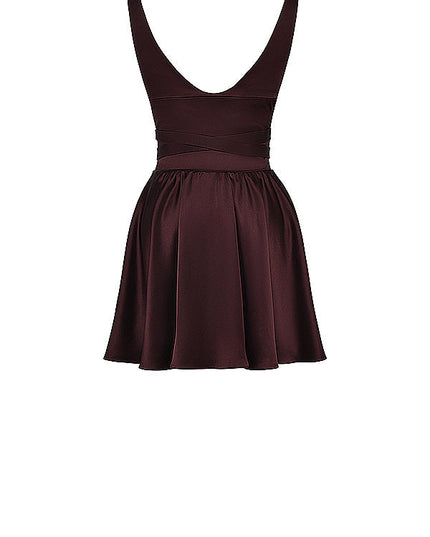 Mini-jurk met strik