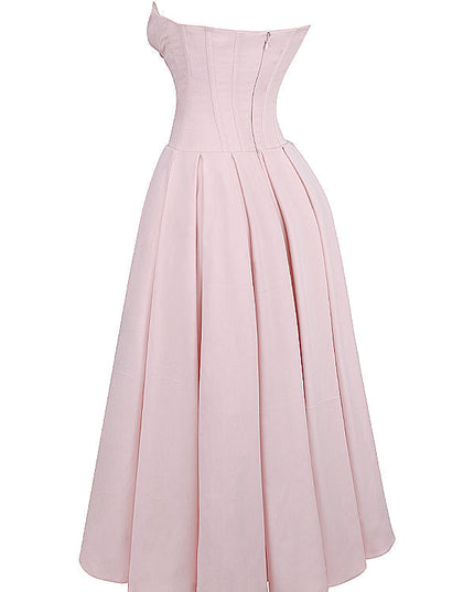 Strapless maxi-jurk met ballerina's