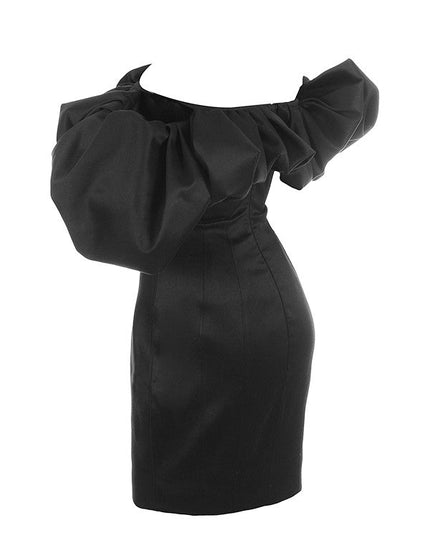 Strapless jurk met ruches aan de voorkant