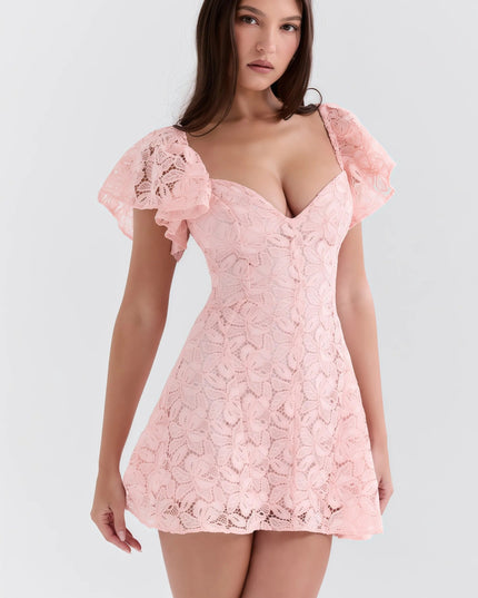 Betis bloemenkant mini-jurk