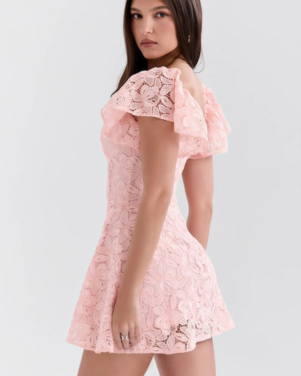 Betis bloemenkant mini-jurk