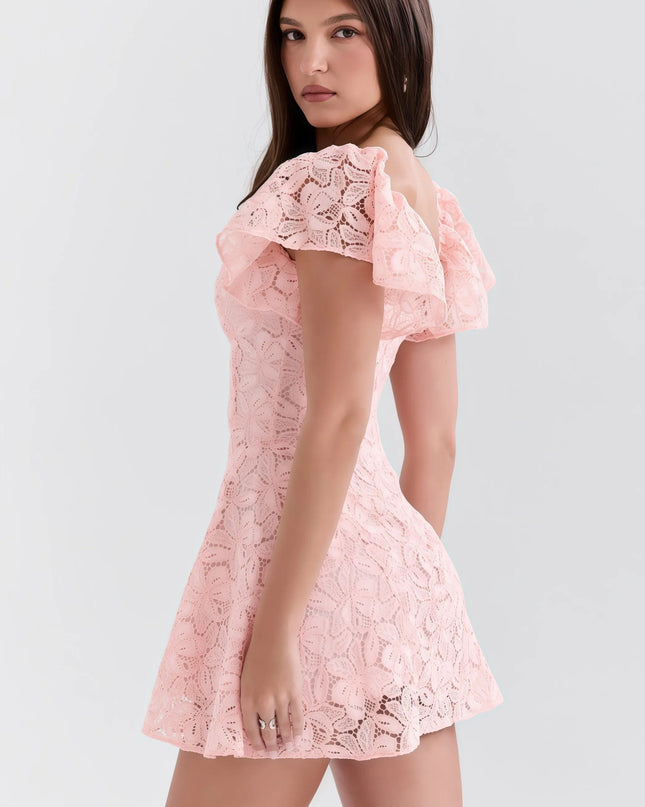 Betis bloemenkant mini-jurk