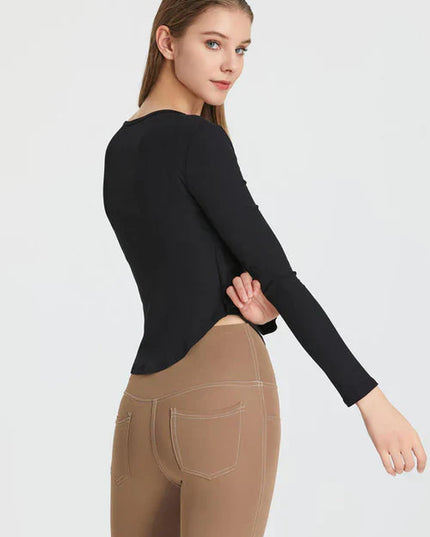 Ademend sportshirt met korte mouwen